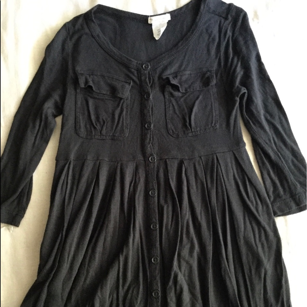 Crew cut gray dress